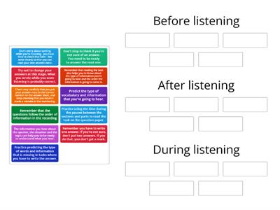 IELTS Listening Tips (Before, During, After)