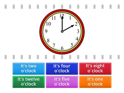  TELLING THE TIME o´clock