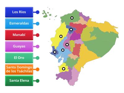 Provincias de la Región Litoral