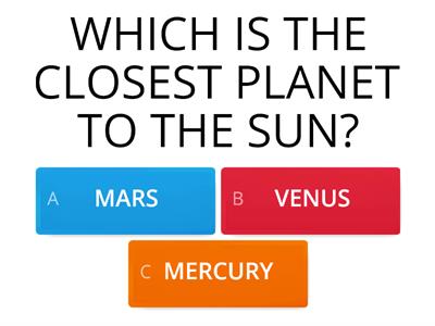 PLANETS - QUIZ