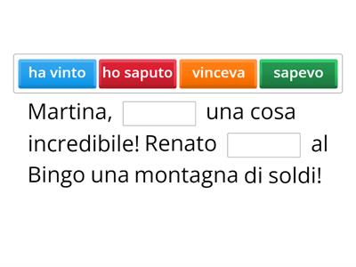 Imperfetto vs. passato prossimo