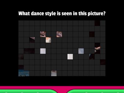dance styles puzzle