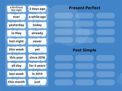  Present Perfect & Past Simple & Time Expressions