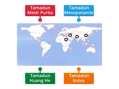 Dimanakah lokasi tamadun awal dunia?