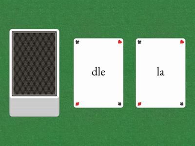 6.12 Syllable Deal:Turn off Shuffle: Set Deal Places to 2