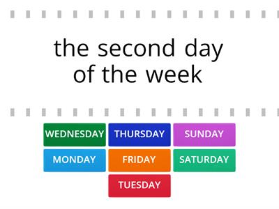 DAYS OF THE WEEK