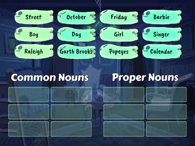 Sort of Common and Proper Nouns 