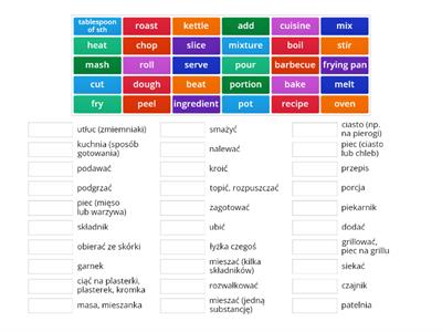 żywienie - przygotowywanie potraw