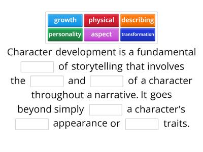 Character development
