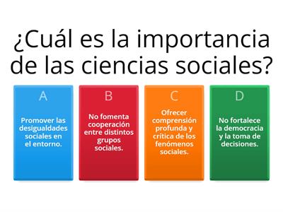 PREGUNTAS CIENCIAS SOCIALES