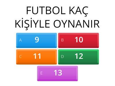 FUTBOL, HENTBOL TESTİ 