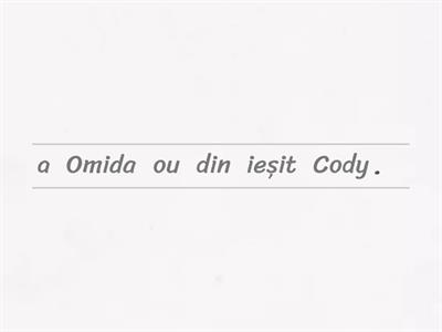 Omida Cody ,după "Omida mâncăcioasă" de Eric Carle