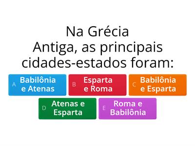 Quiz da Grécia Antiga