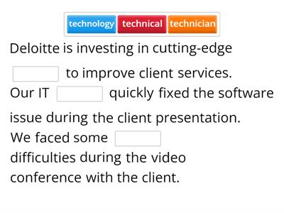 BV4 Word forms - Deloitte