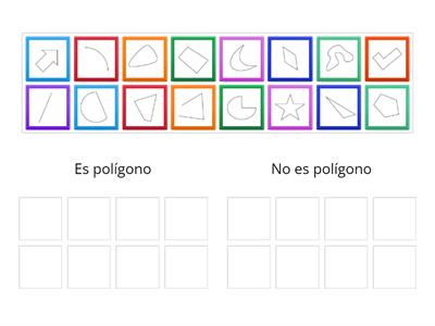 Figuras que son o no son polígonos