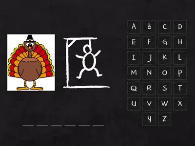 THANKSGIVING HANGMAN