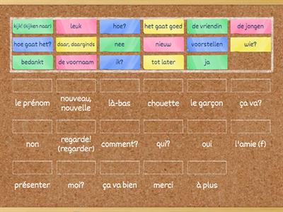 Apprendre 4-Écouter-vocabulaire