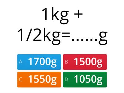 Weight addition