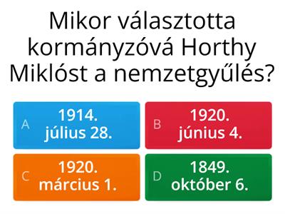 Magyarország a két világháború között