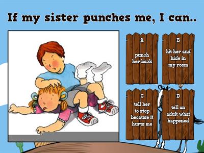 Sibling conflict and resolutions