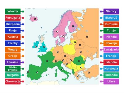  Mapa polityczna Europy