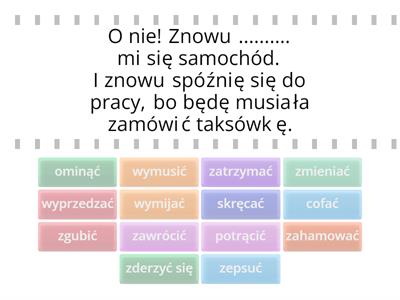  SAMOCHÓD - manewry