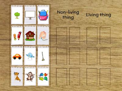 Living thing or non-living thing