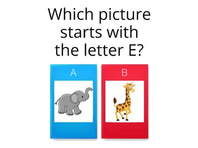 Letter E