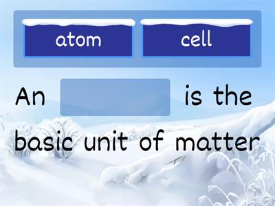 8th Grade Chemistry Vocabulary 
