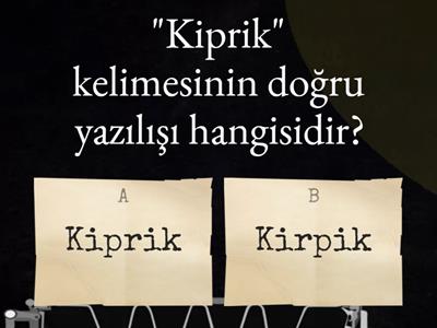 Palet Okulları Yazımı Karıştırılan Kelimeler