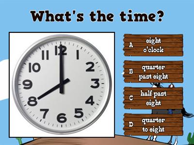 Y4 M6 : GETTING AROUND - telling time
