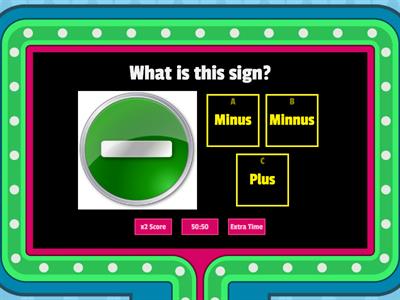 Minus - Teaching resources