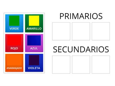 LOS COLORES PRIMARIOS Y SECUNDARIOS