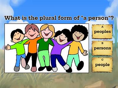 Irregular plural nouns