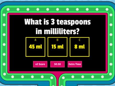 Converting Units of Volume and Capacity