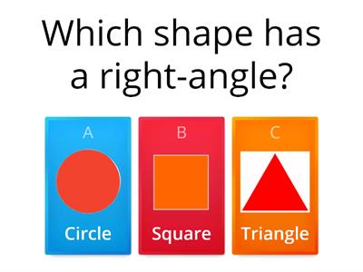Right angle Quiz Shapes