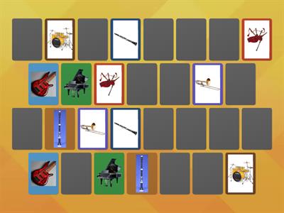 Match the Musical instruments    Game