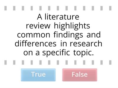 Literature review