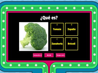 Jugando con  palabras - verduras