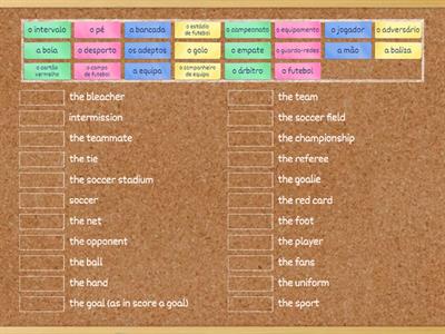 Lição 7-Futebol vocabulario #1