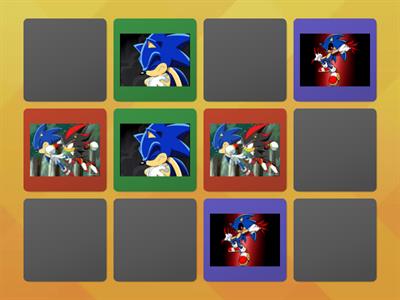Jogo da Memória Sonic