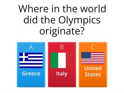 QUIZ: The Olympic games #