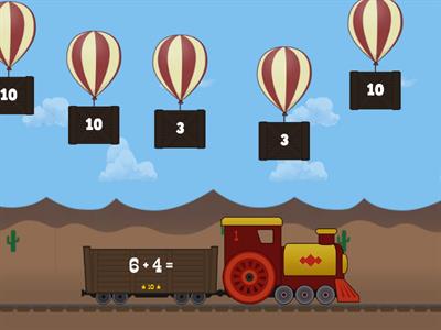 PRACTICE: Addition Facts to 10 - Balloon Pop!