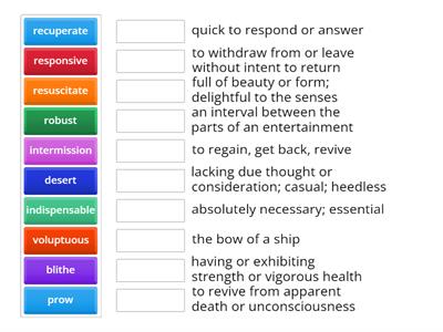  Walt Whitman Vocabulary 