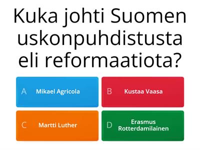 Aarre 6: Suomen uskonnollinen historia (kappaleet 5–8)