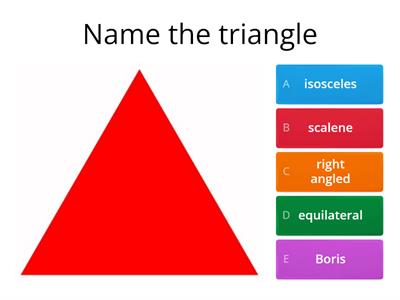 Name the type of triangle