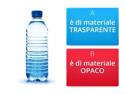 Materiale TRASPARENTE / OPACO