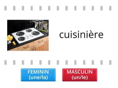 Genders of Furniture and Home Appliances 