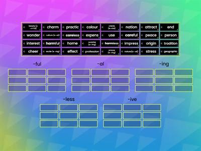 Word formation ОГЭ Adjectives