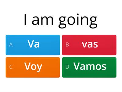 Spanish near future tense Grammar Y7 (TE2)